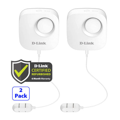 D-Link [Certified Refurbished] mydlink Wi-Fi Water Sensor 2 PACK - DCH-S161/2PK RE