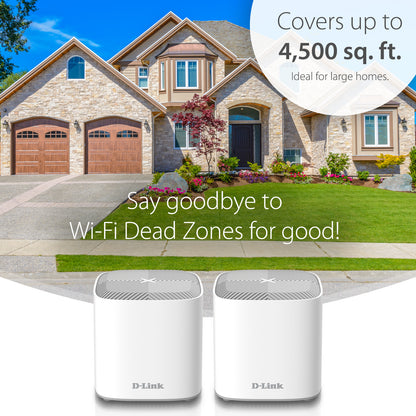 AX1800 Dual-Band Whole Home Mesh Wi-Fi 6 System - 2-pack - COVR-X1862