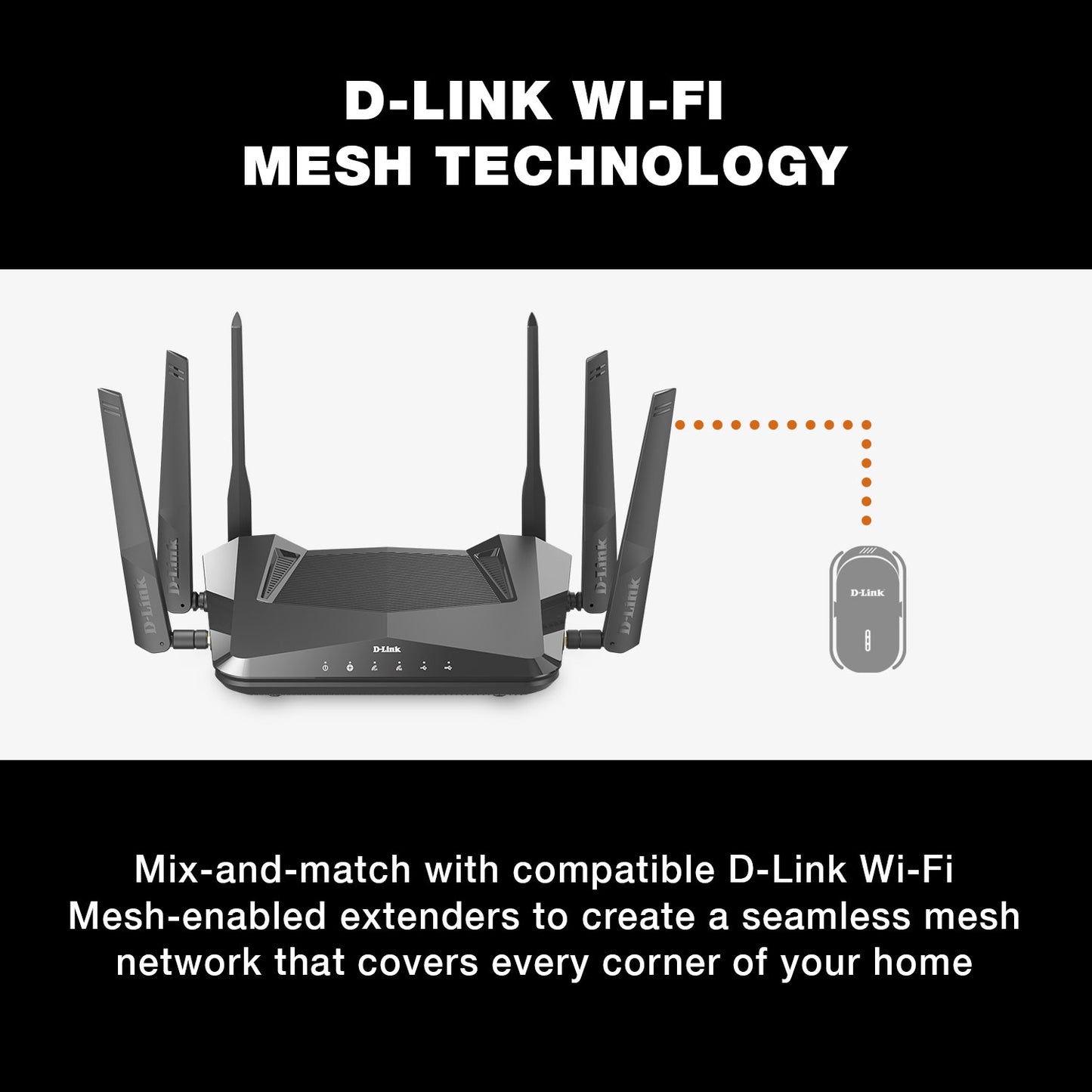 EXO AX AX4800 Mesh Wi-Fi 6 Router - DIR-X4860